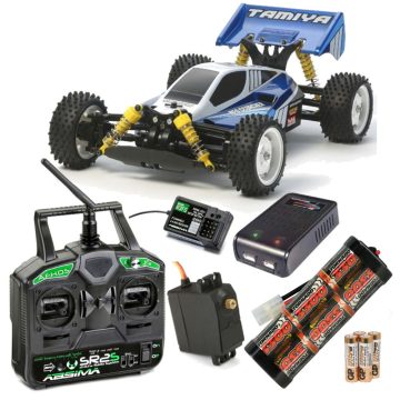 Tamiya Neo Scorcher Kit TT-02B 58568 - Ready To Run Bundle with Stick Radio