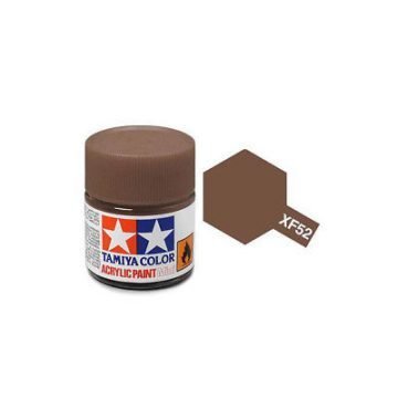 Tamiya Mini XF-52 Flat Earth Acrylic Paint 10ml Bottle - 81752