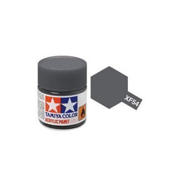 Tamiya Mini XF-54 Flat Dark Sea Grey Acrylic Paint 10ml Bottle - 81754
