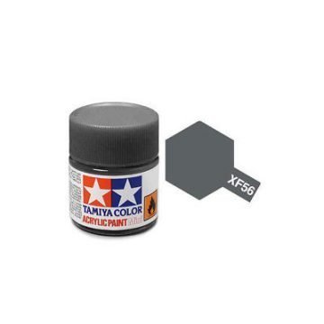 Tamiya Mini XF-56 Metallic Grey Acrylic Paint 10ml Bottle - 81756