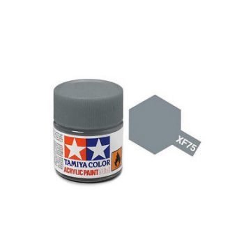 Tamiya Mini XF-75 Flat IJN Grey Kure Arsenal Acrylic Paint 10ml Bottle - 81775