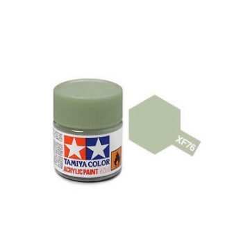 Tamiya Mini XF-76 Flat IJN Grey Green Acrylic Paint 10ml Bottle - 81776