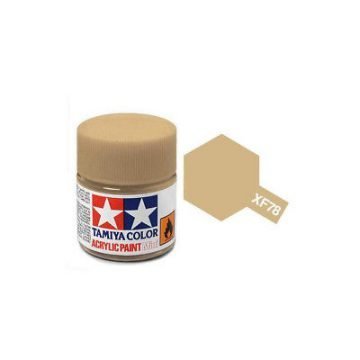 Tamiya Mini XF-78 Flat Wooden Deck Acrylic Paint 10ml Bottle - 81778