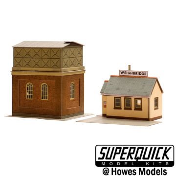 SuperQuick A8 Water Tower and Weigh Bridge Card Kit
