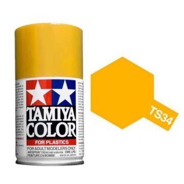 Tamiya TS 34 Camel Yellow Acrylic Spray 100ml #85034