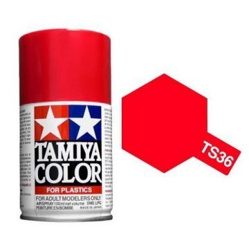 Tamiya TS 36 Fluorescent Red Acrylic Spray 100ml #85036