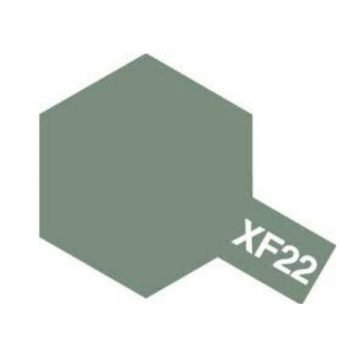 Tamiya Mini XF-22 RLM Flat Grey Acrylic Paint 10ml Bottle