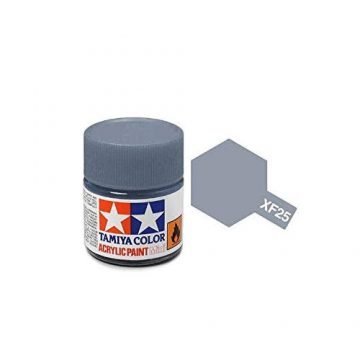 Tamiya Mini XF-25 Flat Light Sea Grey Acrylic Paint 10ml Bottle