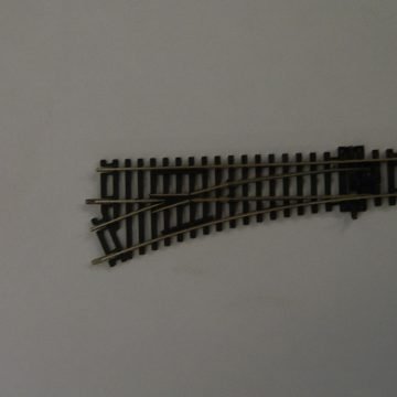 Pre-owned Peco Setrack ST241 left hand short radius point