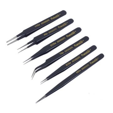 79032 Expo Professional Tweezer Set of 6