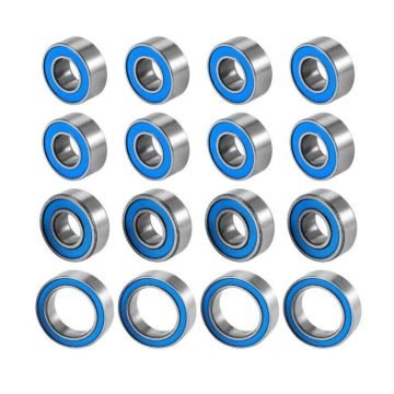 Tamiya TT-02 Upgrade Bearing Set Steel Ball Race Bearings - 16 Bearings - Hop Up Parts
