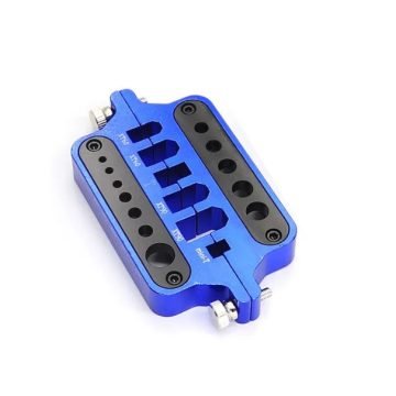 Soldering Tool Holder for Wire, XT60, XT90, T Plug Connectors - Blue
