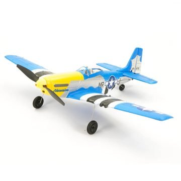 Volantex P-51D Mustang 2.4GHZ V2 Blue EP 400MM Wingspan 6-AXIS GYRO RTF 4CH V761-5V2B