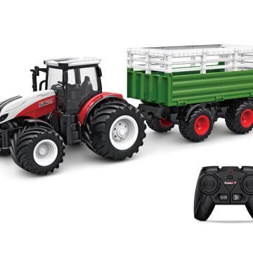 Radio Control RC Tractor with Livestock Transport Vehicle Korody RC 1:24 Scale - K-6644K