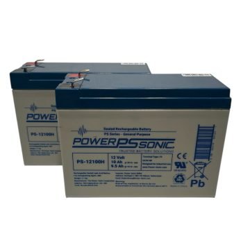12 Volt 10Ah Lead Acid Battery Rechargeable for Waverunner Bait Boats - Power Sonic