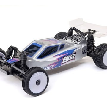 Losi 1/24 Micro-B 2WD Buggy RTR, Silver - C-LOS00007T2