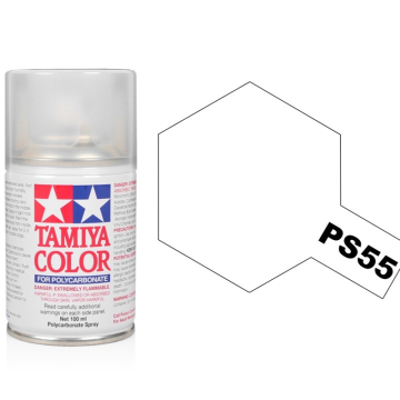 Tamiya PS-55 Flat Clear Polycarbonate Spray Paint 100ml