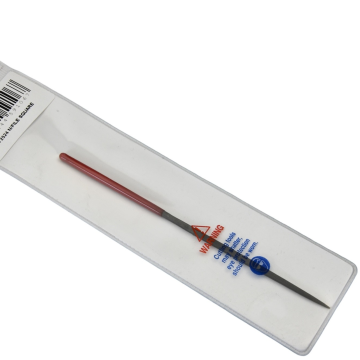 Expo 72524 Square Needle File with Red Handle