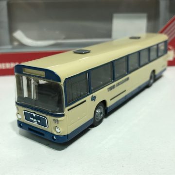 Herpa 1/87 HO Scale MAN SU 240 Bus Weiner Lokalbahen Blue/CreamBoxed