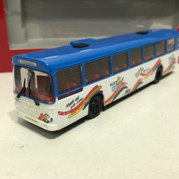 Herpa 1/87 HO Scale 846004 MAN SU 240 Bus Radio Charivari Boxed
