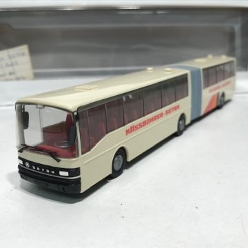 Herpa 1/87 HO Scale Setra S221UL Bendy Bus Kassbohrer Setra Regional SG221UL Cream Boxed