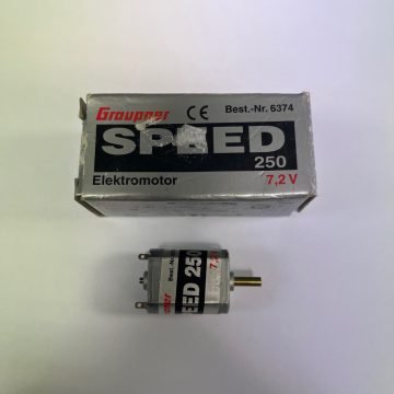 Graupner Speed 250 7.2v Elektromotor Brushed Motor #6374 - Pre Owned