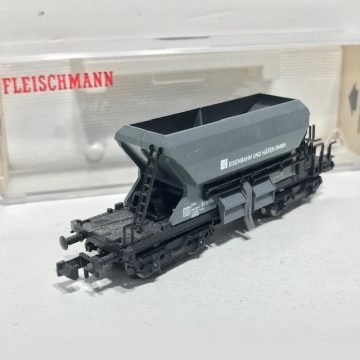 Fleischmann N Gauge 8211 Open Wagon With Sheeted Load "Fleischmann" Boxed