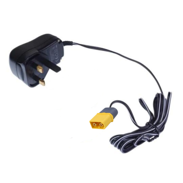 12V Bait Boat Mains Charger for 12 Volt Lead Acid Batteries with XT60 Male Connector - Viper Etc