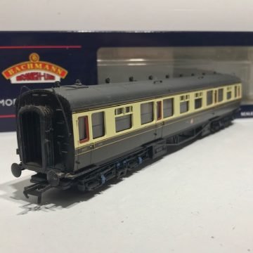 Bachmann 34-127 GWR Chocolate & Cream 60' Collett 1ST/3RD Coach Boxed