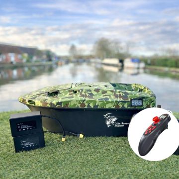 Lake Reaper Brushless Bait Boat with Single Handed Control - Camo
