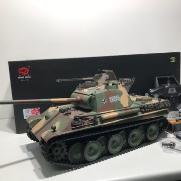 Heng Long German Panther Type G Tank 1/16TH Scale Ready To Run - Pre Owned