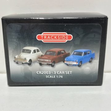 Corgi Trackside 1/76 Scale CR2003 3 Car Set Viva, Anglia & Morris Minor Boxed