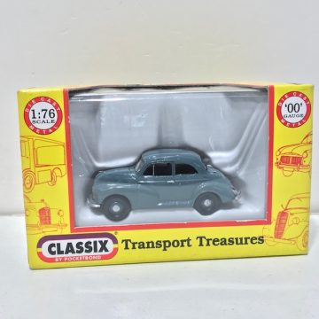 Classix 1/76 Scale EM76818 Morris Minor 2 Door Saloon Blue/Green Boxed