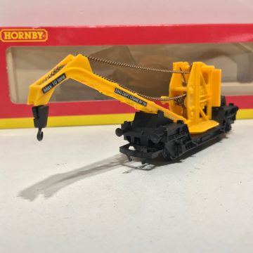 Hornby R6004 Operating Maintenance Crane Yellow Boxed